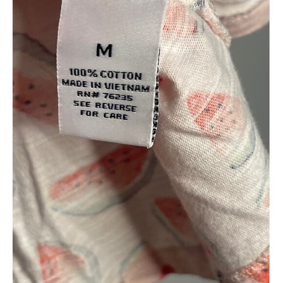 Juniper + Lime Medium Tank Watermelon Crochet Trim Coquette Cottegecore Summer - Picture 4 of 7